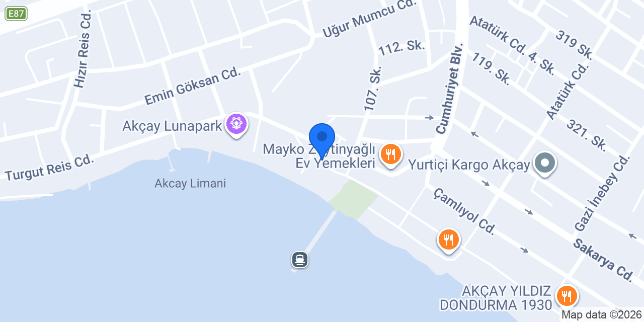 Kordon Pilav Evi konumu