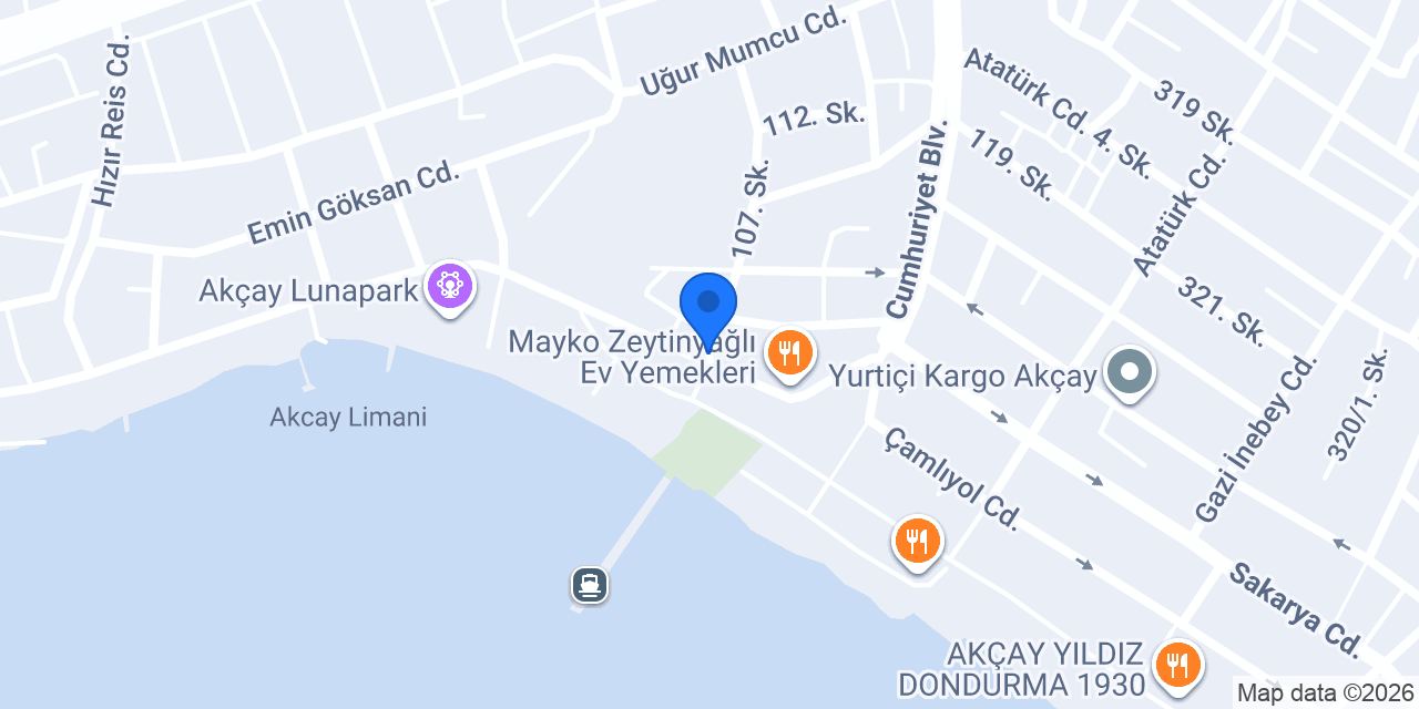 Ptt-akçay Şubesi konumu