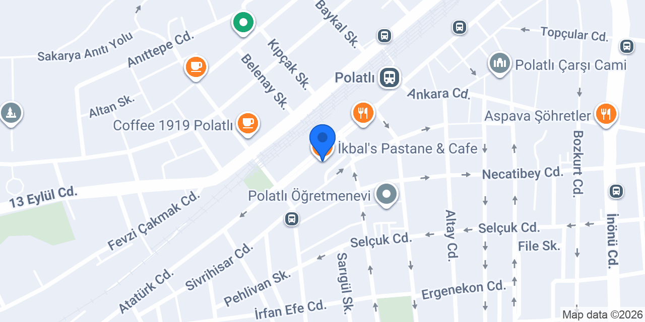 İkbal's Pastane & Cafe konumu