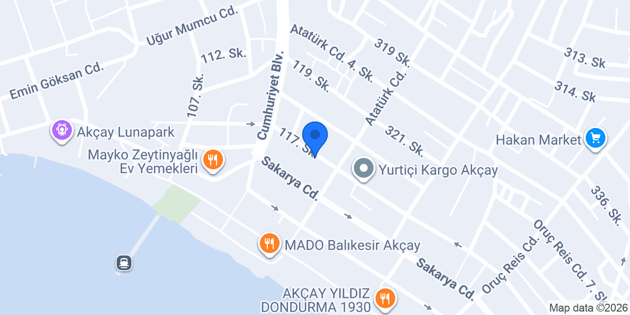 Diş Hekimi Sena Çelik konumu
