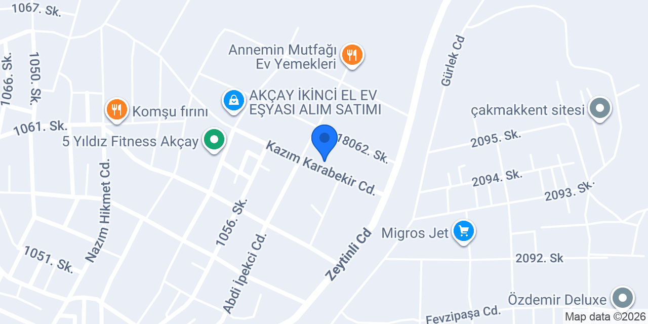 AKÇAY İKİNCİ EL EŞYA konumu