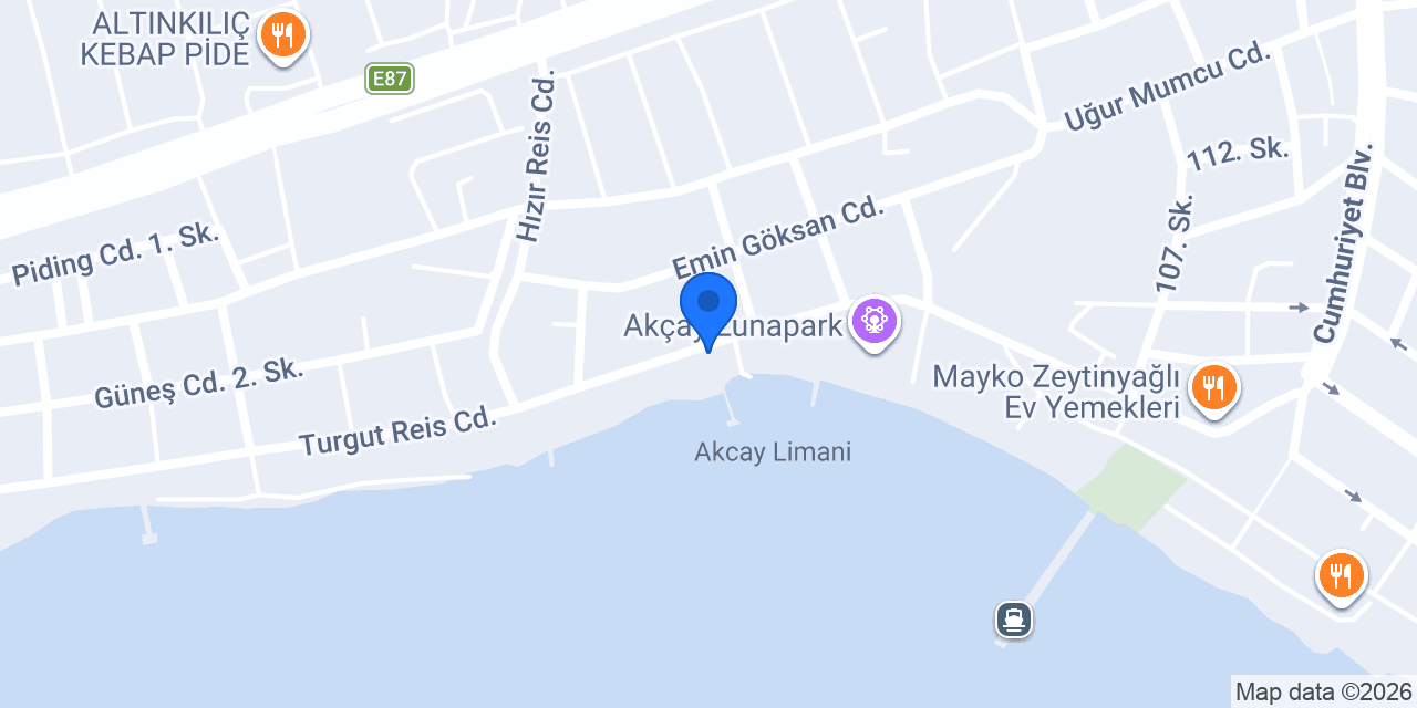 Villa Balik Restaurant konumu
