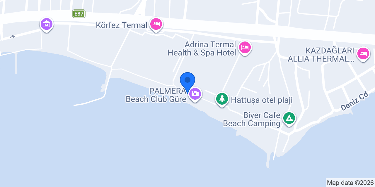 Plaj Güre Soft Beach konumu