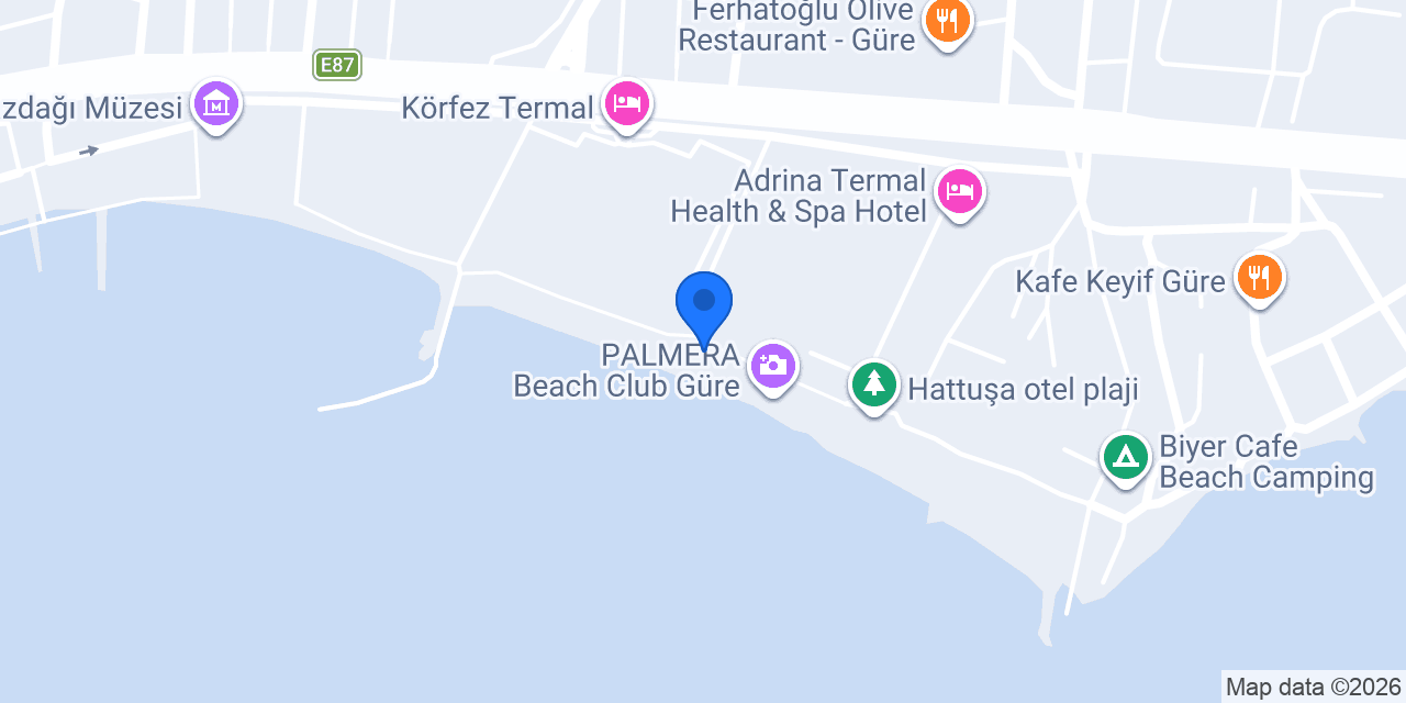 Carlo Beach Güre konumu