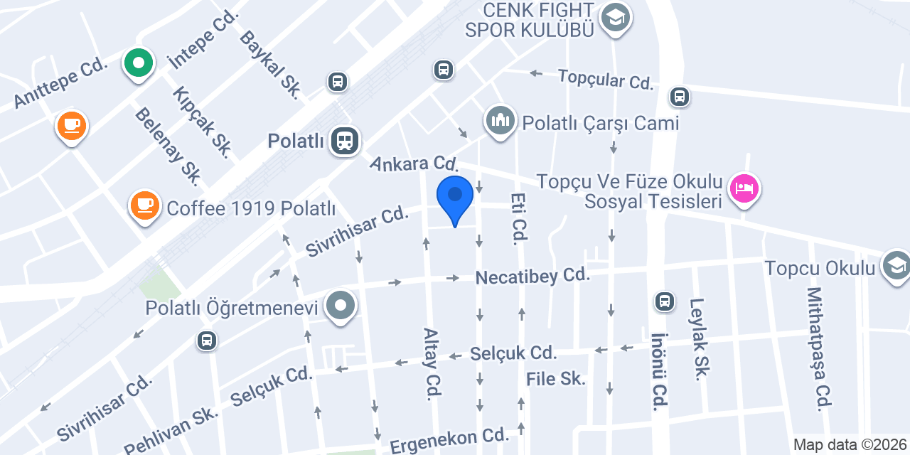 Atik Sürücü Kursu konumu