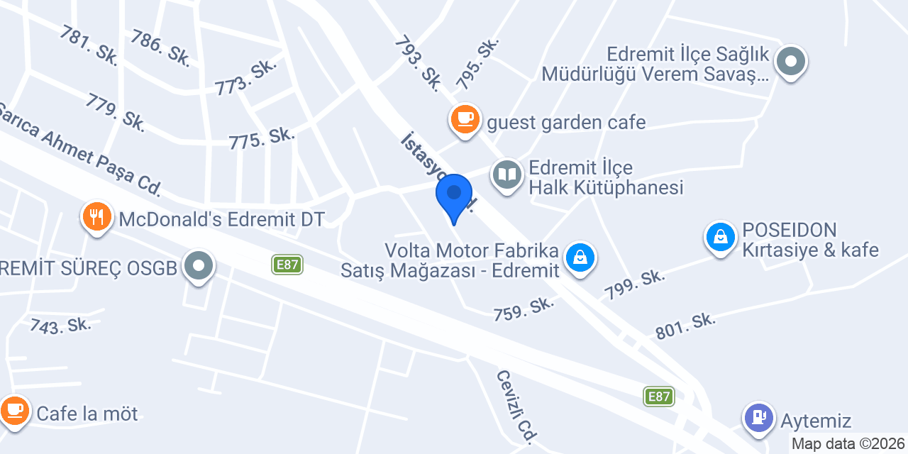 Derdedeva Sağlık Kabini konumu