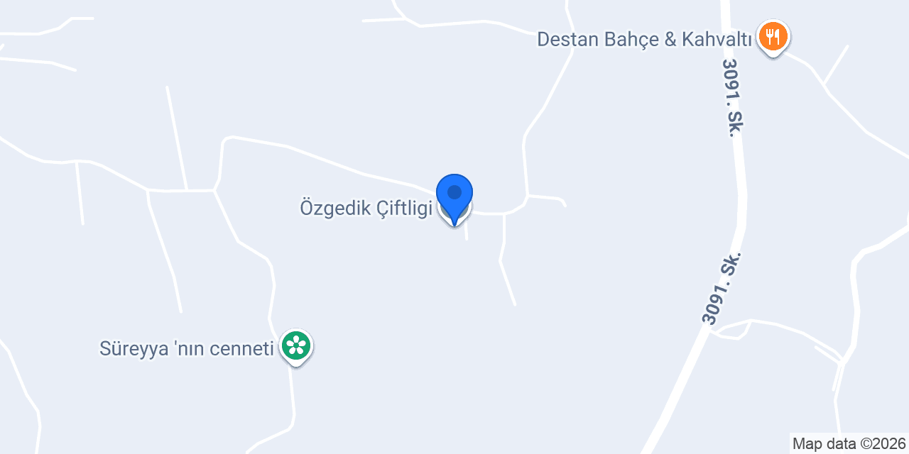 Özgedik Çiftligi konumu