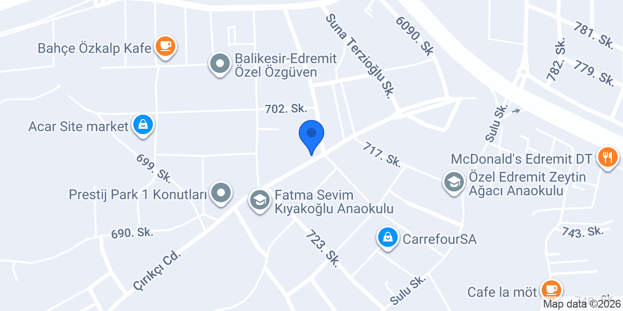 Beyzade pide kebap konumu