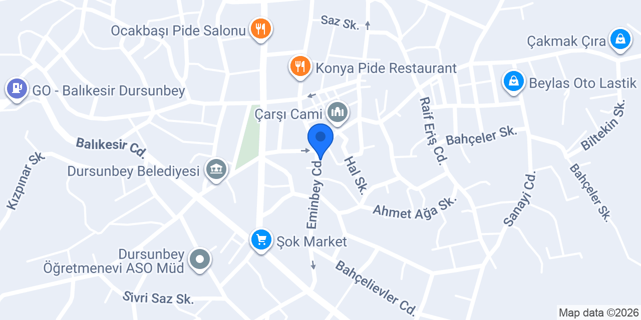 Kepçe Çorba Salonu konumu