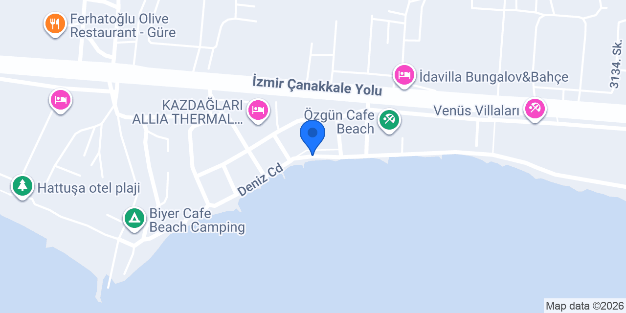 Özgün Cafe Beach konumu