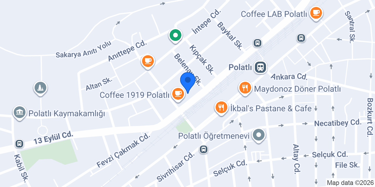 Pozitif Matematik Özel Öğretim Kursu Polatlı konumu