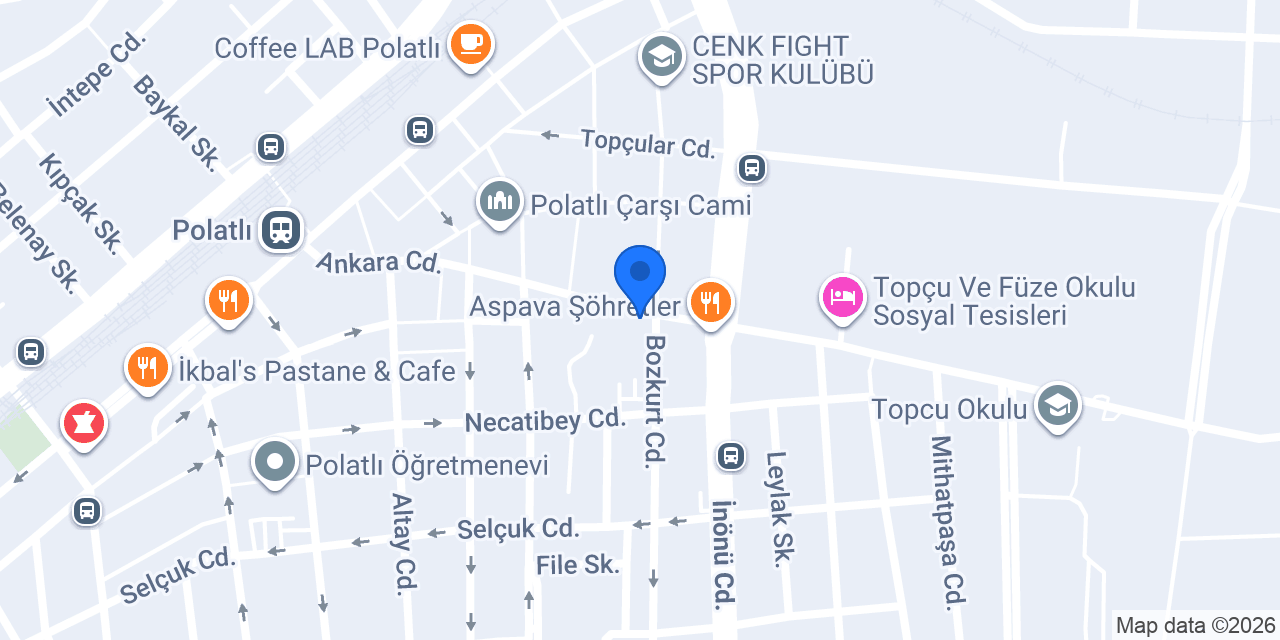 Taymek Unlu Mamülleri konumu