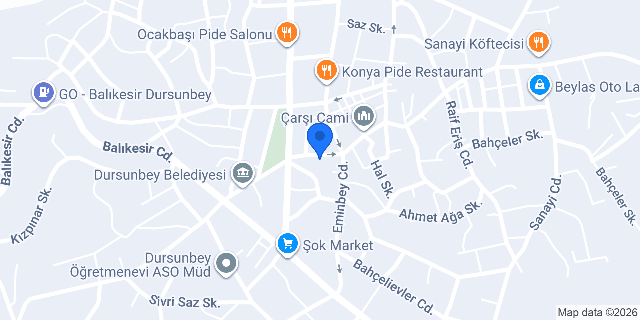 Sarioglu Unlu Mamulleri konumu
