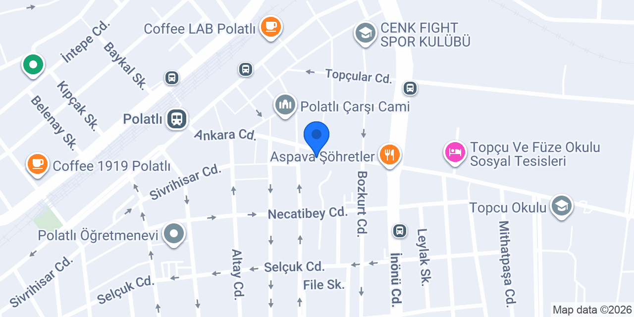 DenizBank Polatlı Şubesi konumu