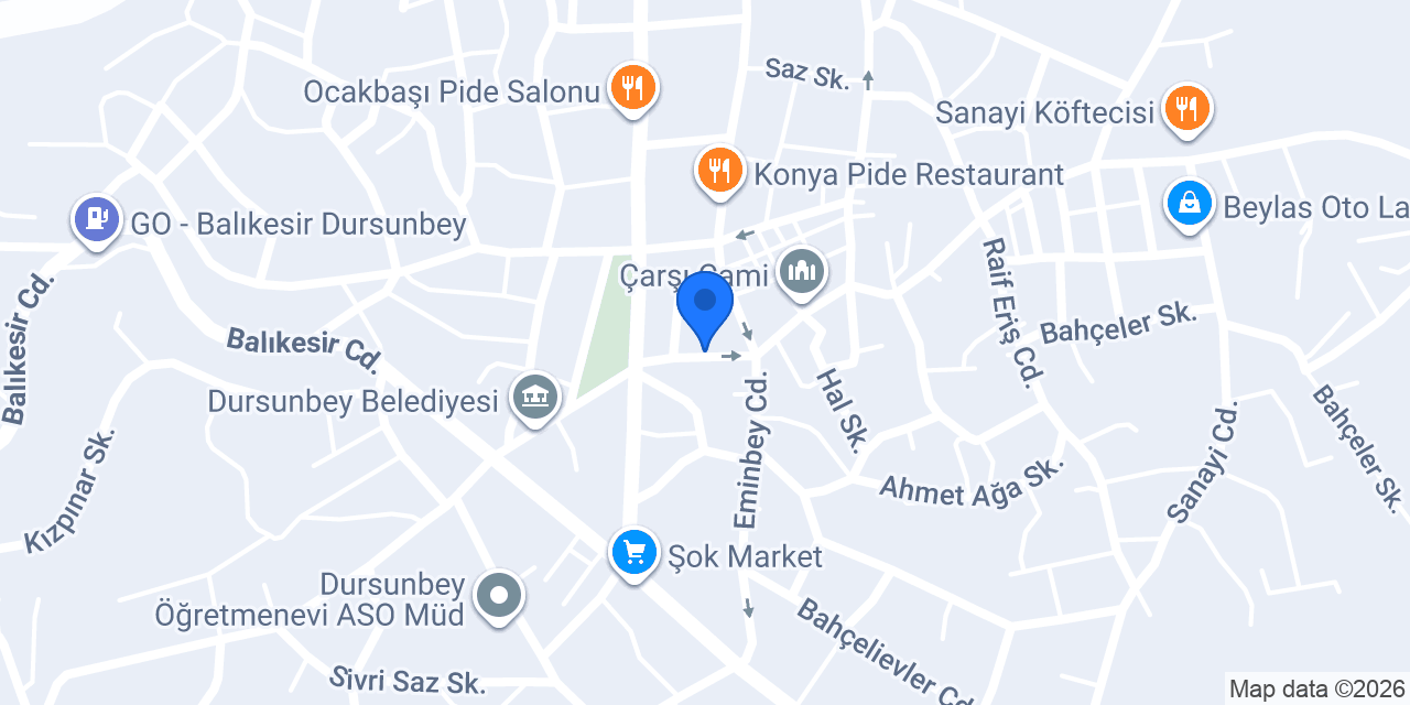 Diş Hekimi Ümmühan Koyuncu konumu