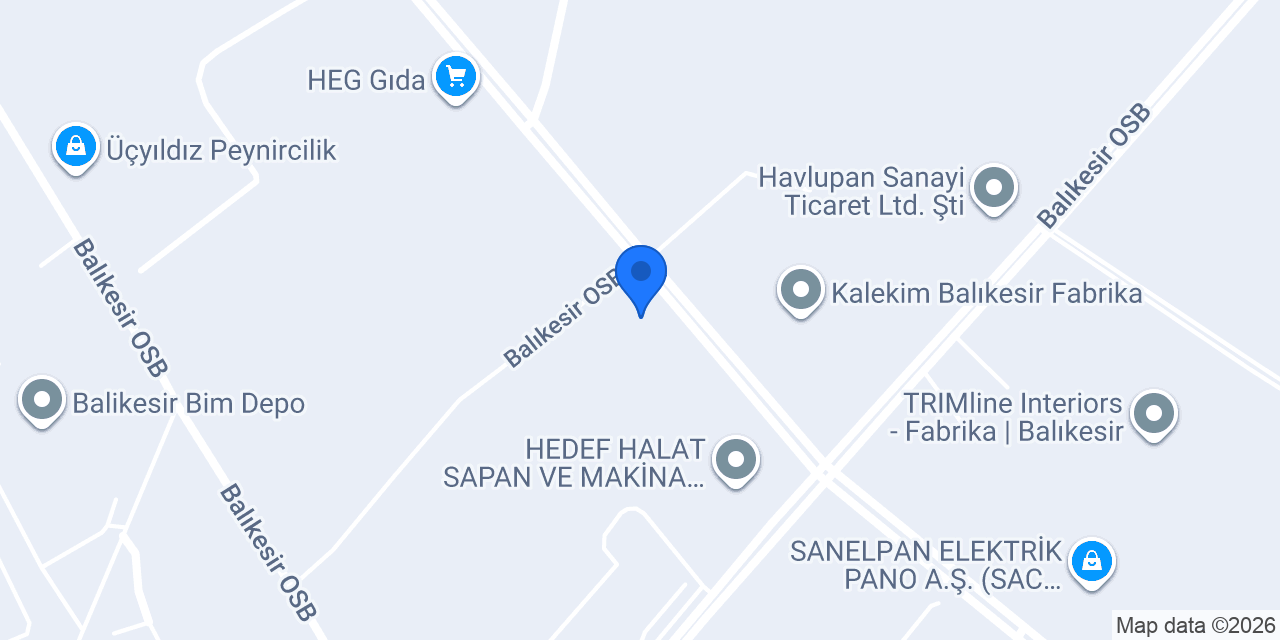 Şahlan Plastik konumu