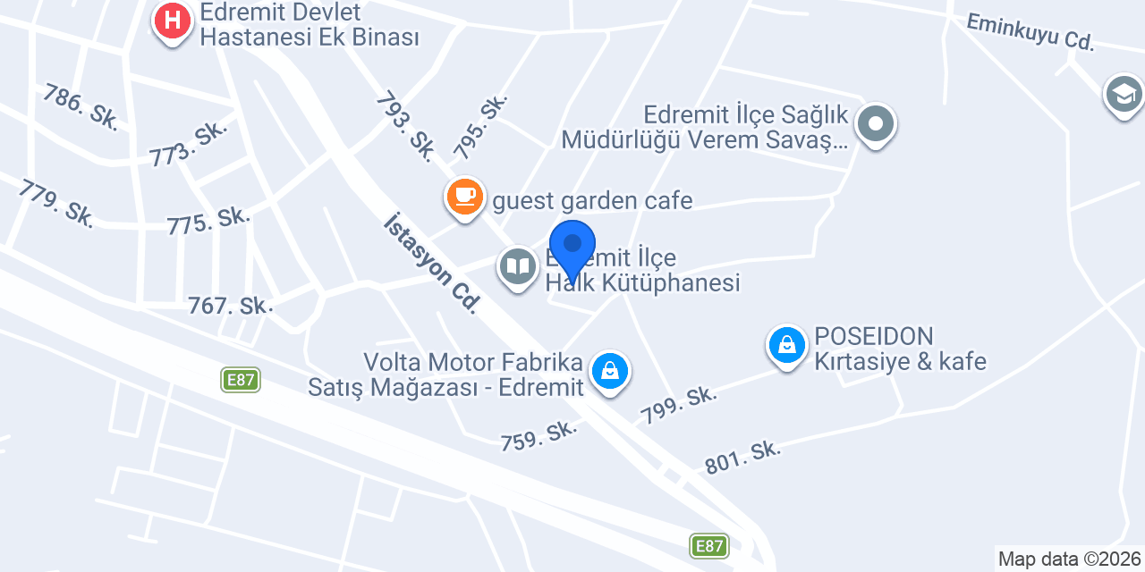 MODA Yapı & Mimarlık Edremit konumu
