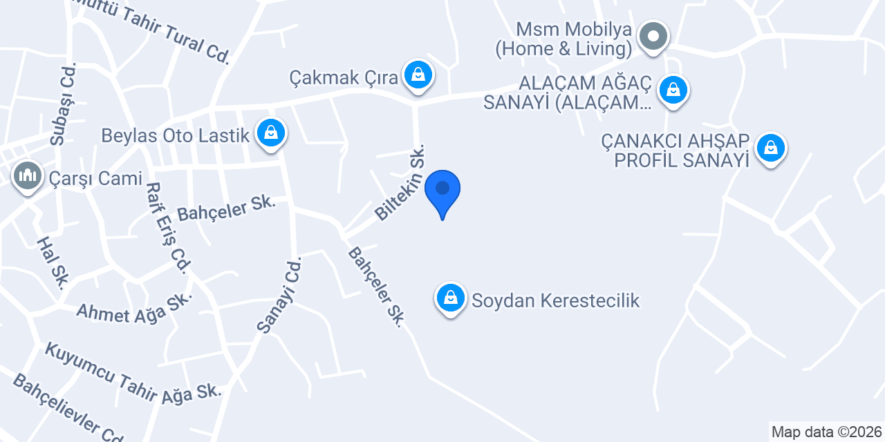 Yalçıntaş Kerestecilik konumu