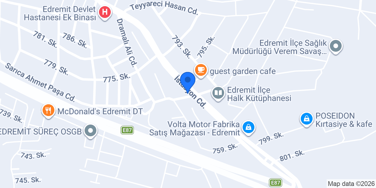 Kıvanç Dağ Eğitim Kurumları konumu