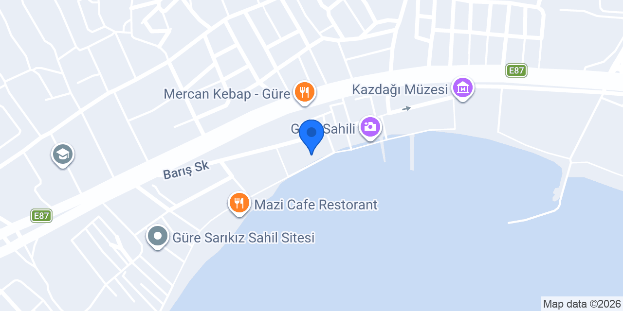Ali'nin Yeri Aile Çay Bahçesi ve Restaurant konumu
