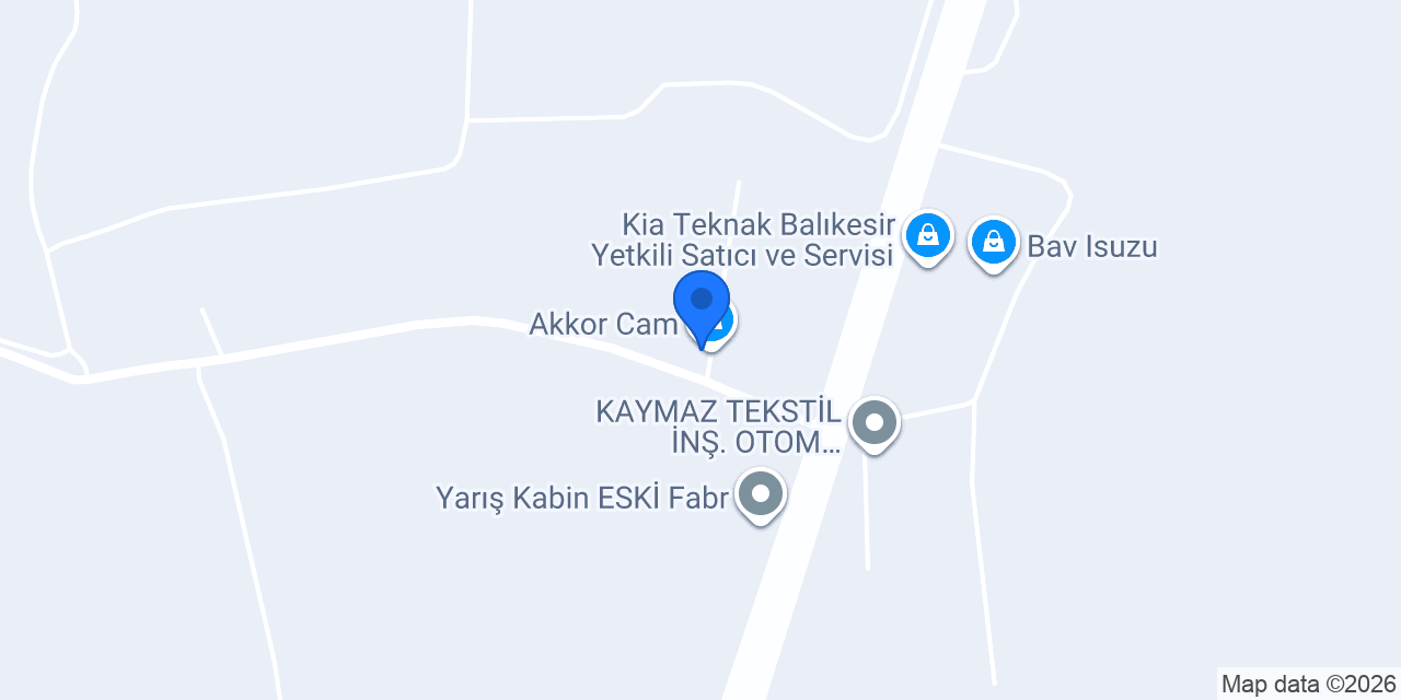 Akkor Cam konumu