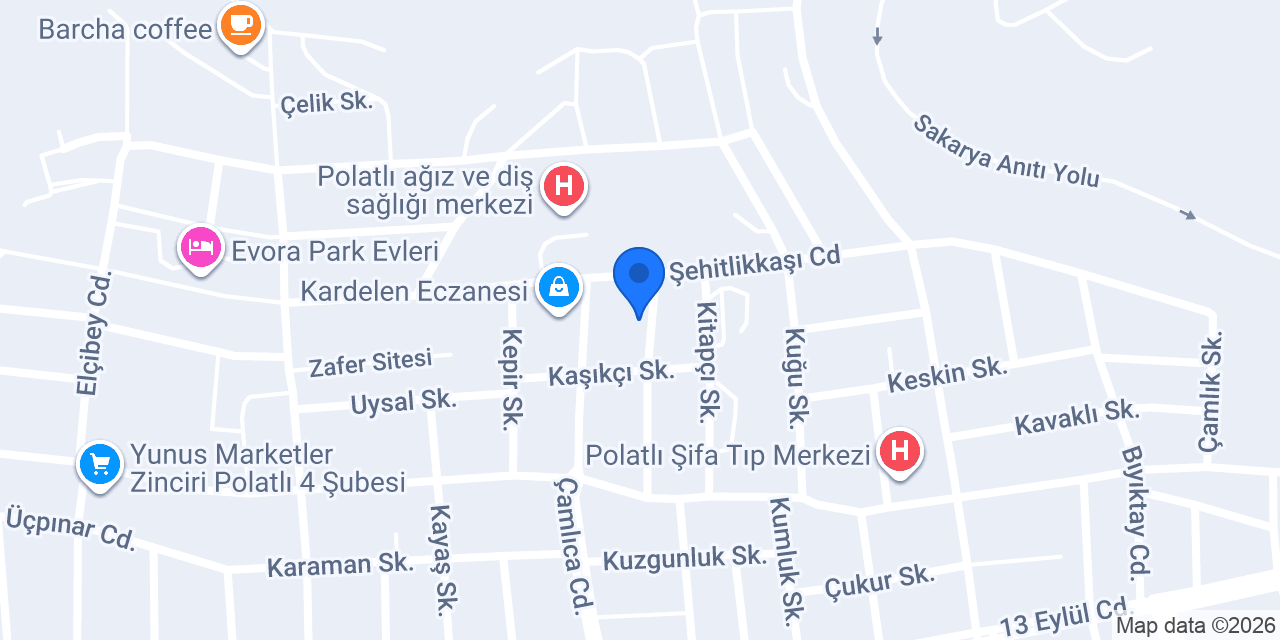 Mutlu Kalpler Oyun Evi & Kafe konumu