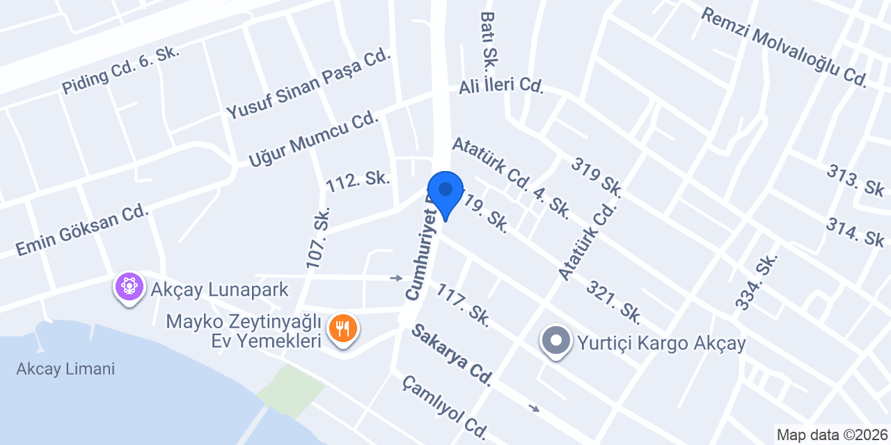 Özgün Ticaret konumu