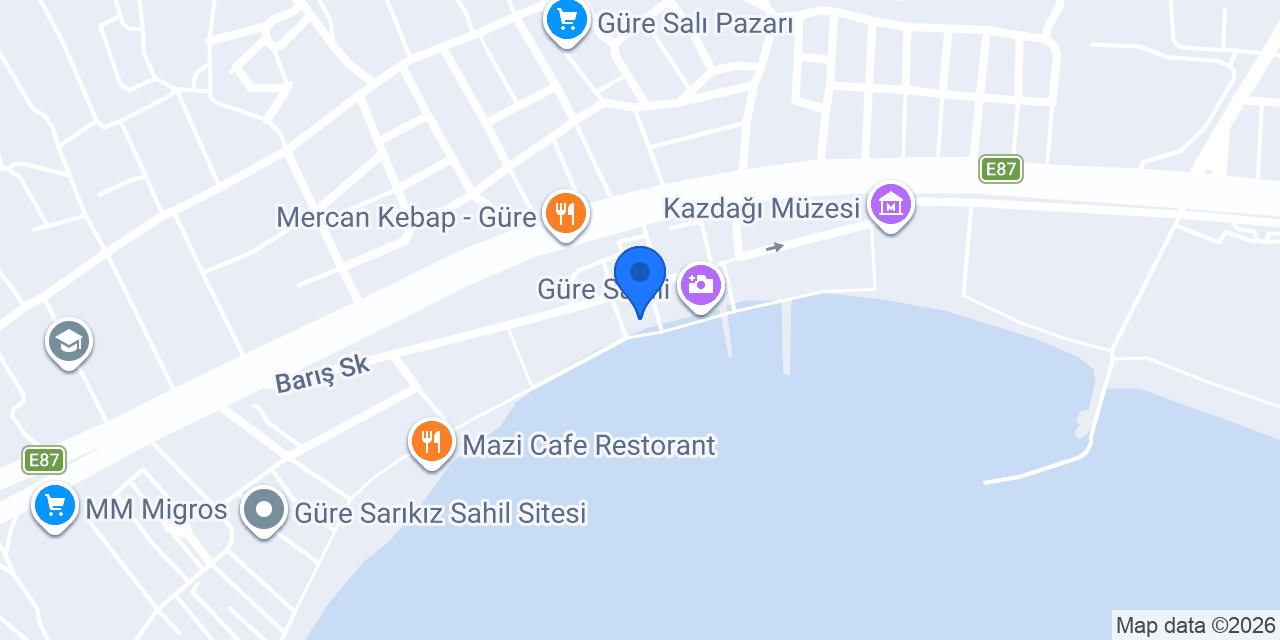 Ottoman Güre konumu