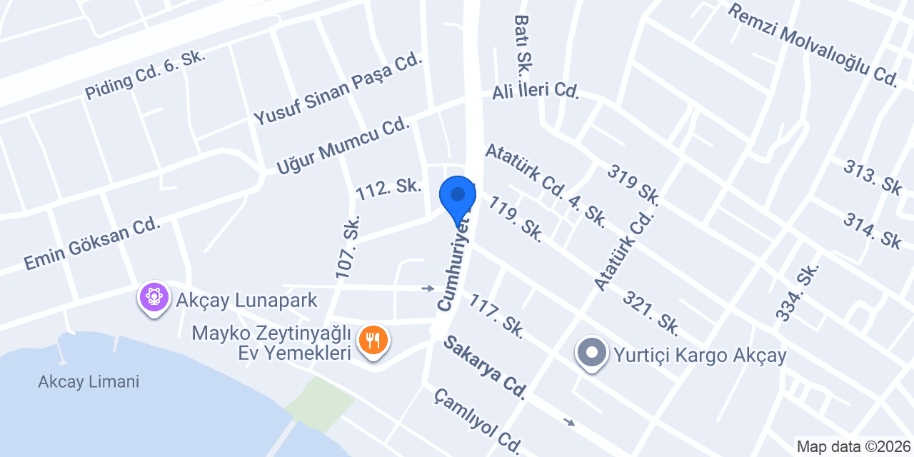 Akçay Malicepservis konumu