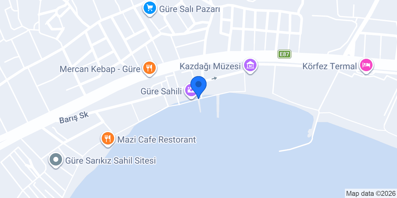 Barınak Restaurant konumu