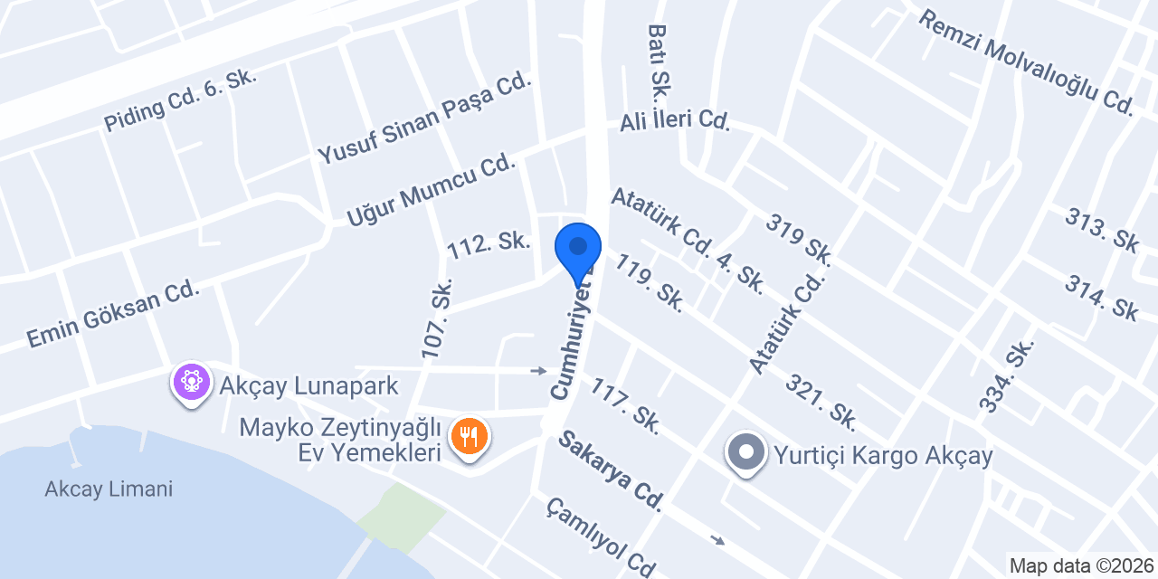 Akçay Köfteci Akif konumu