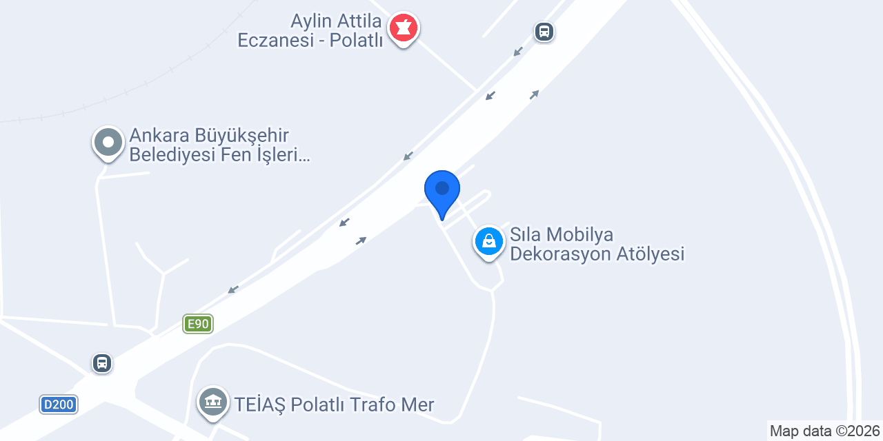 Polatlı İş Elbiseleri ZİR Tekstil konumu