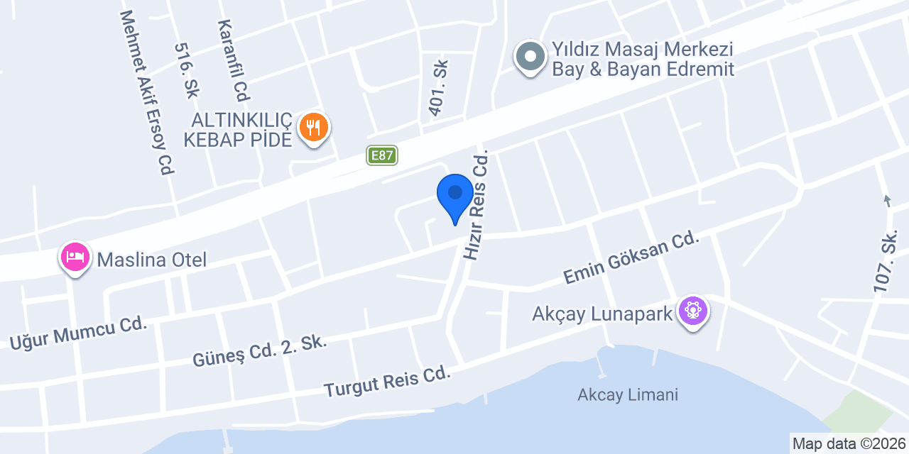 Mas Palmiye Otel konumu