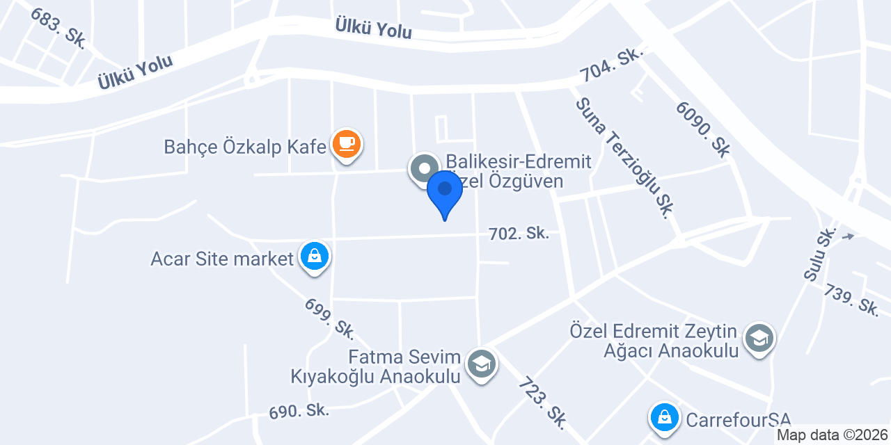 Küçük Eller Kreş Edremit konumu
