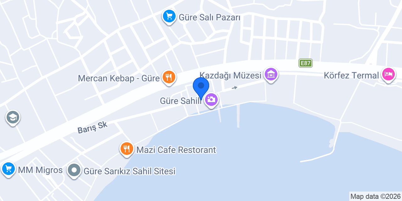 Güre Tost & Pilavcısı konumu