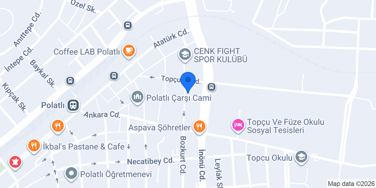 Gökçe Piliç Market konumu