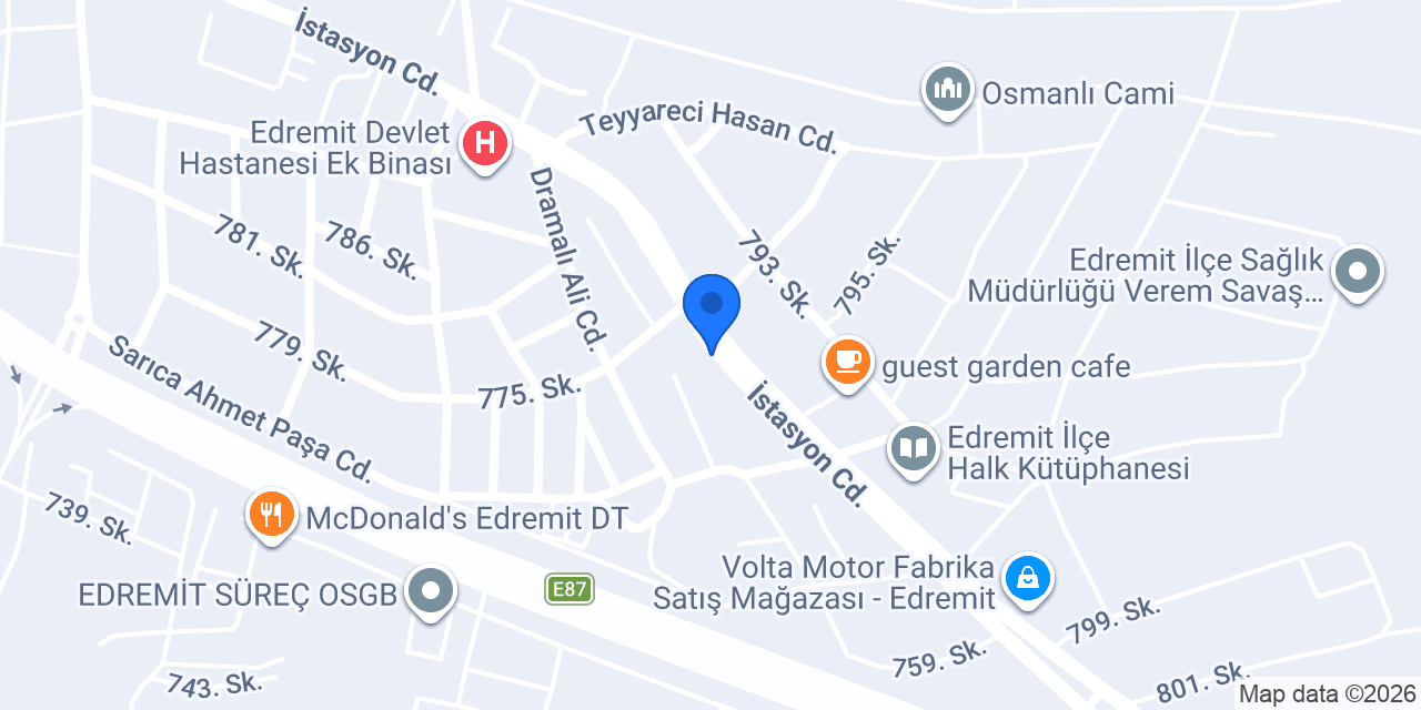 PARK TERAS Evleri konumu