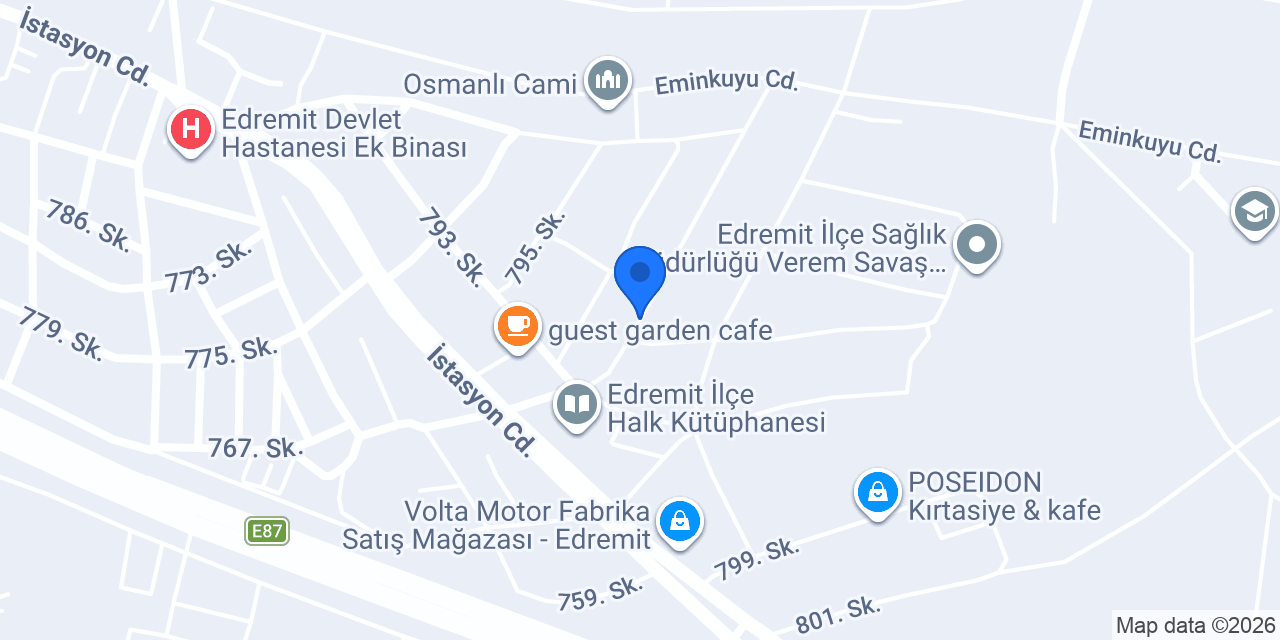 Edremit Sınav Kurs Merkezi konumu