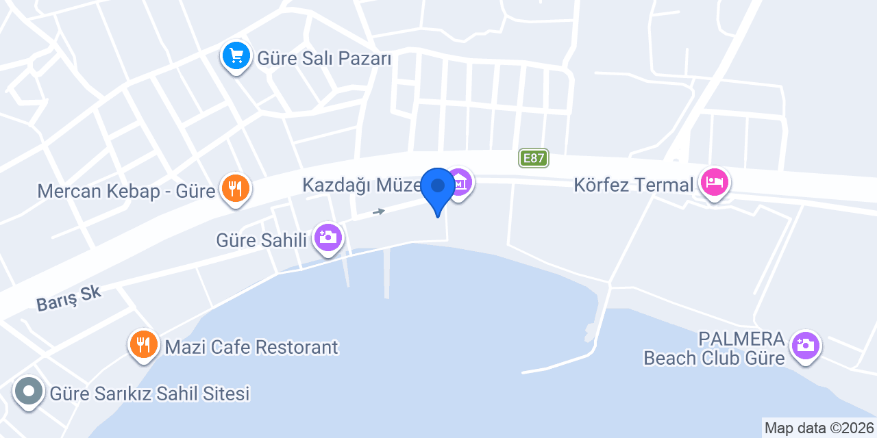 ALSANCAK Cafe Bakery Restaurant Güre konumu