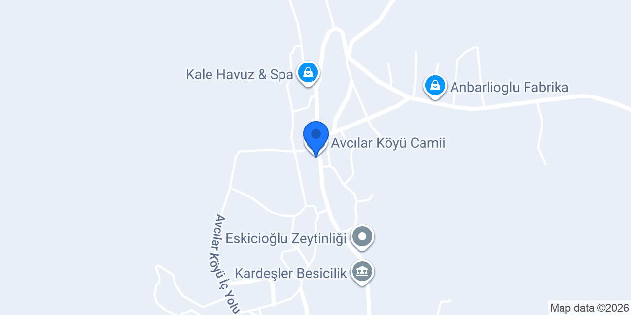 PTT Acentesi - Avcılar Köyü konumu