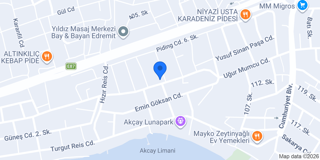 Temel Pansiyon konumu