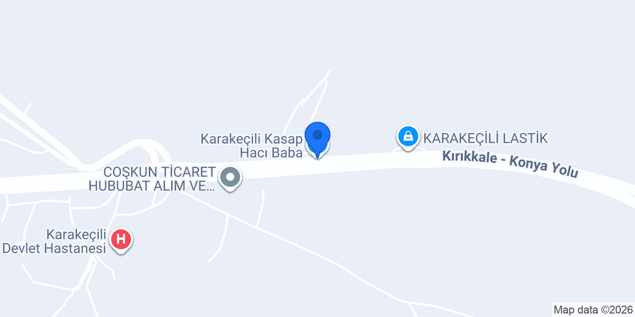 Karakeçili Kasap Hacı Baba konumu
