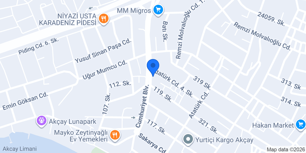 Devran döner akçay konumu
