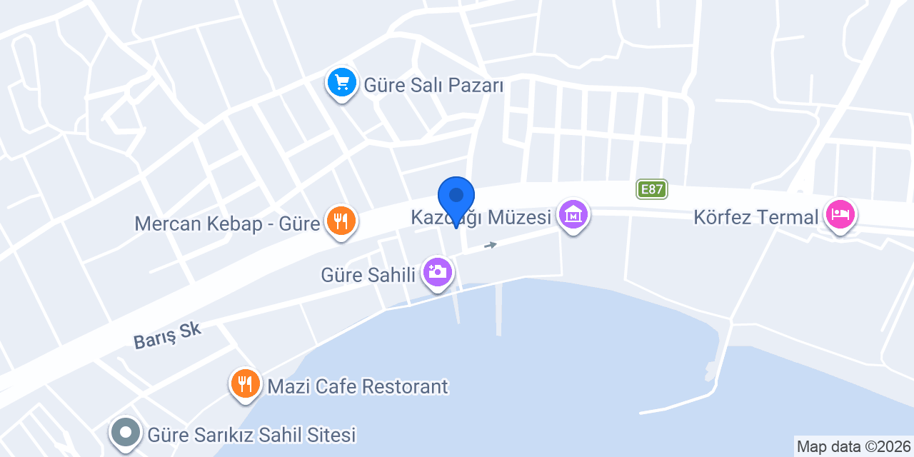 Güre Marina Restaurant konumu