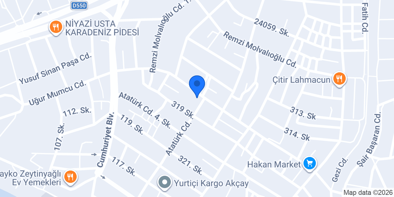 Tekkezade Hediyelik konumu