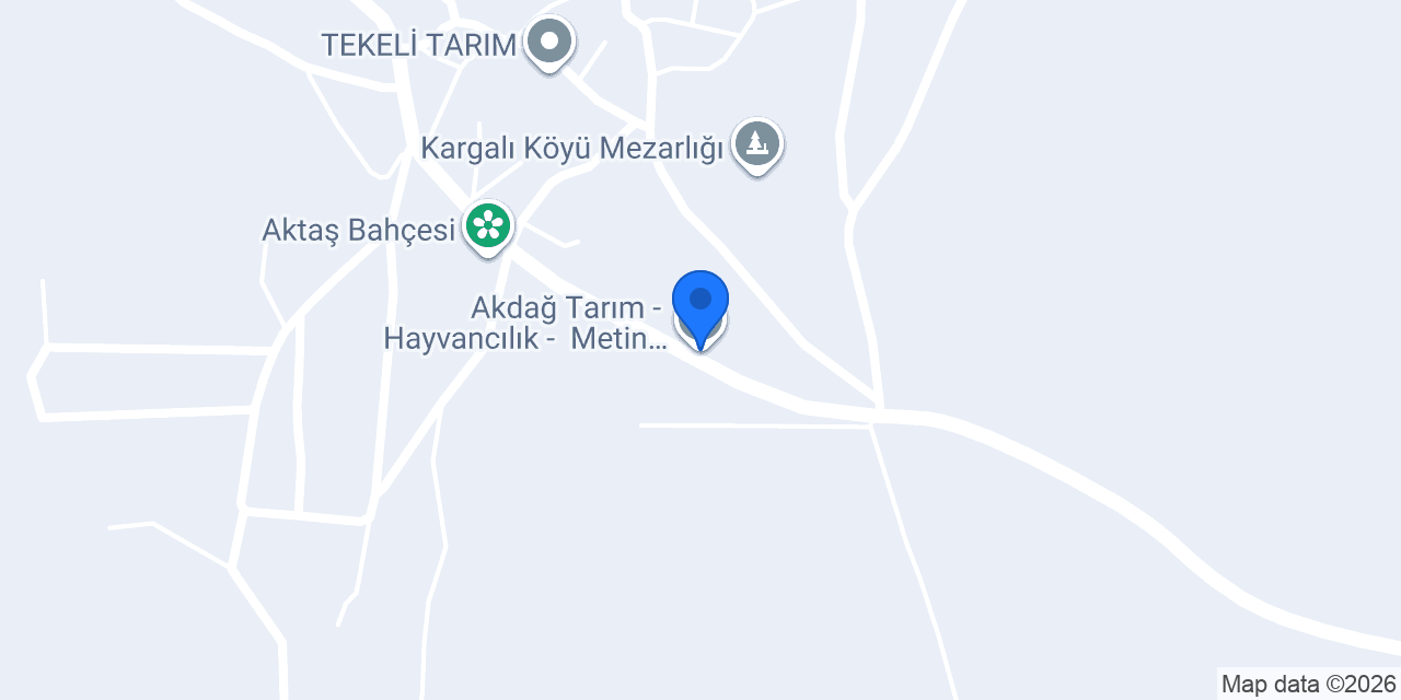 Akdağ Tarım - Hayvancılık - Metin Akdağ konumu