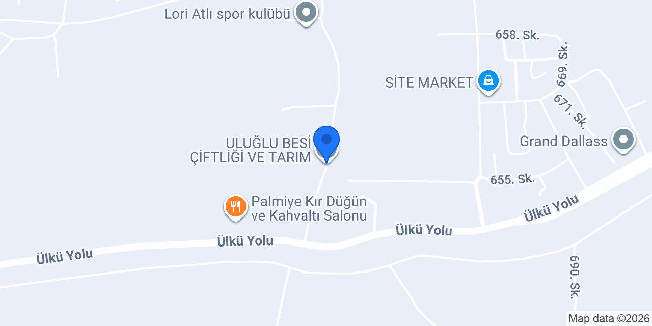 ULUĞLU BESİ ÇİFTLİĞİ VE TARIM konumu