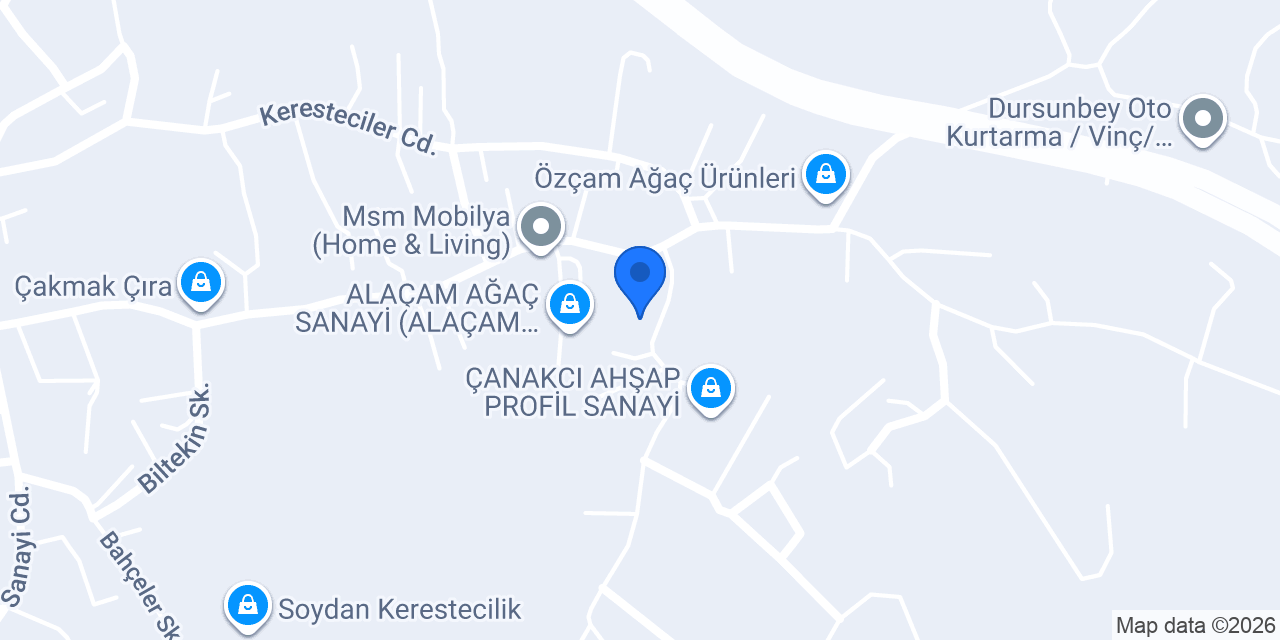 Ateş Kereste konumu