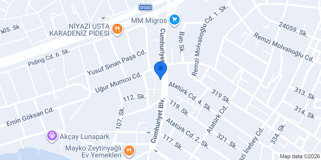 Akçay Çilingir konumu