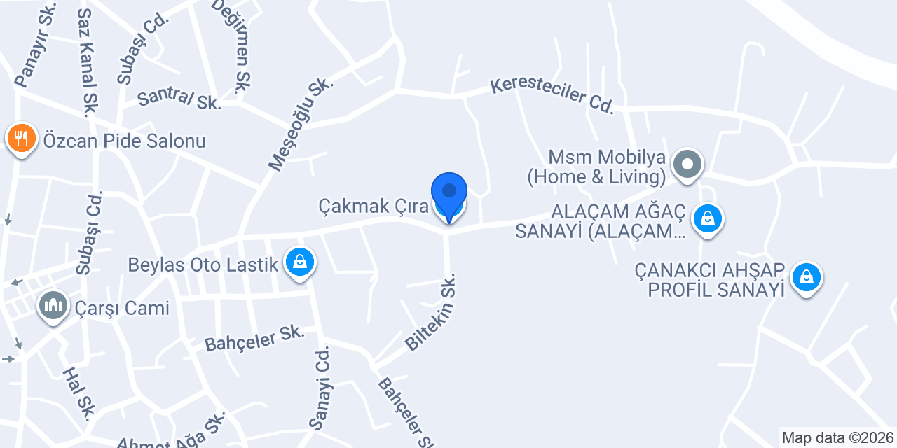 Çakmak Çıra konumu